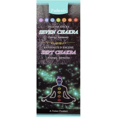 Tulasi Vonné tyčinky Seven Chakra Hexa 20 ks – Hledejceny.cz