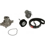 Vodní pumpa + klínový žebrový řemen GATES KP76PK1735
