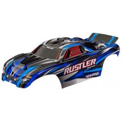 Traxxas karosérie Rustler modrá bezsponková