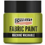 Pentart barva na světlý a tmavý textil 50 ml jablečná zelená – Zboží Dáma