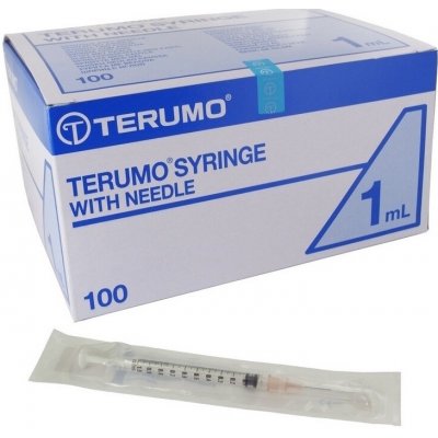 Terumo tuberkulinové stříkačky s jehlou 26G 1 ml 100 ks – Hledejceny.cz