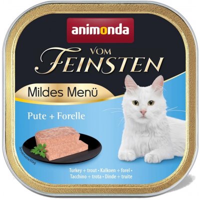 Animonda Vom Feinsten Mildes Menu kastrát krůta, pstruh 100 g – Sleviste.cz