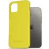 Pouzdro a kryt na mobilní telefon Apple AlzaGuard Matte TPU Case pro iPhone 12 / 12 Pro žlutý