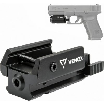 Venox Laser Tactical Red červený taktický laser pro montáž na 22mm RIS lištu – Hledejceny.cz