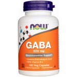 Now Foods Gaba Kyselina Gama Aminomáselná 500 mg 100 veg kapslí – Hledejceny.cz