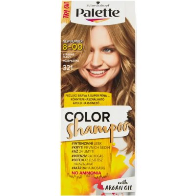 Palette Barva na vlasy Color Shampoo 8-00 středně plavý – Hledejceny.cz
