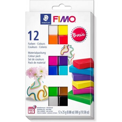 FIMO soft sada Basic 12 barev – Zboží Mobilmania