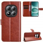 Crazy knížkové pouzdro na Xiaomi Redmi Note 15 Pro 5G - hnědé – Zboží Živě