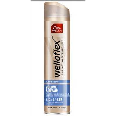 Wella Wellaflex Volume & Repair Ultra Strong Hold ultra silné zpevnění lak na vlasy 250 ml – Zbozi.Blesk.cz