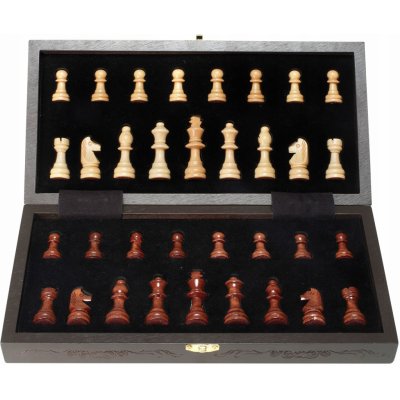 Dřevěné šachy Skládací šachová sada 29x29 CM Sada na párty – Zboží Mobilmania