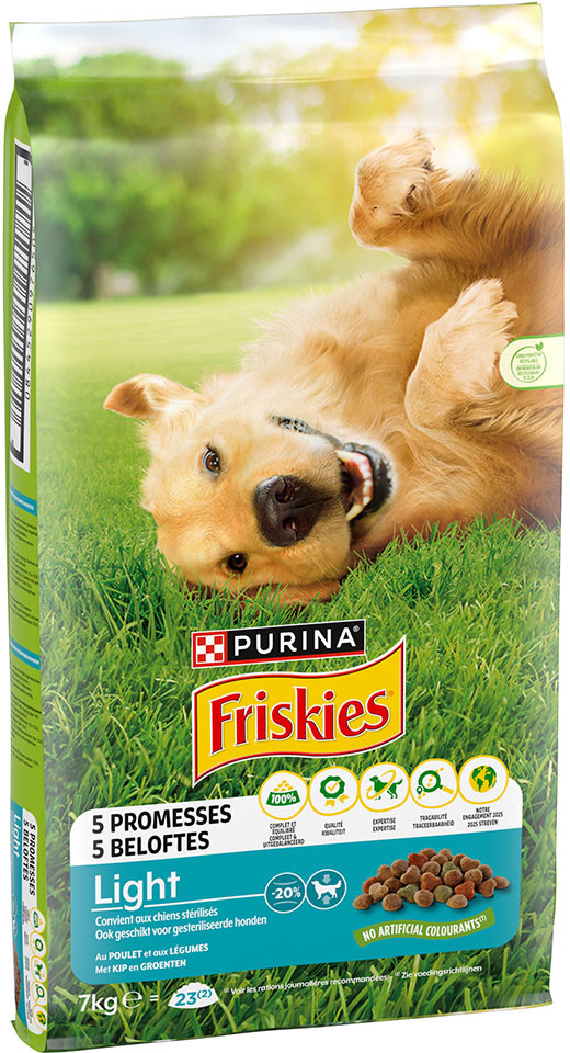 Friskies Light Sterilized s kuřecím a zeleninou 7 kg