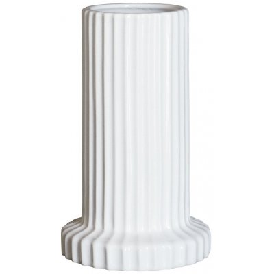 Váza Stripe Shiny White 18 cm DBKD – Hledejceny.cz