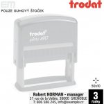 Trodat 4917 [ 50 x 10 mm pouze gumový štoček – Zboží Živě