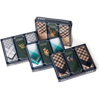 Pánské kapesníky myslivecké Etex M15 3 ks - olivové – Zboží Dáma