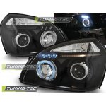 Tuning-Tec Přední čirá světla Hyundai Tuscon I (2004 - 2009) - černé - Angel Eyes – Hledejceny.cz