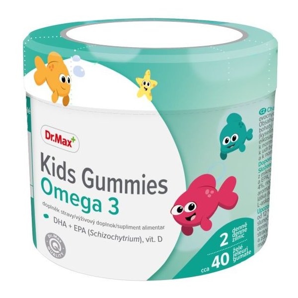 Doplněk stravy Dr.Max Kids Gummies Omega 3 180 g