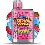 Kurwa Cocktail Strawberry Milk Ice 20 mg 700 potáhnutí 1 ks – Zboží Dáma