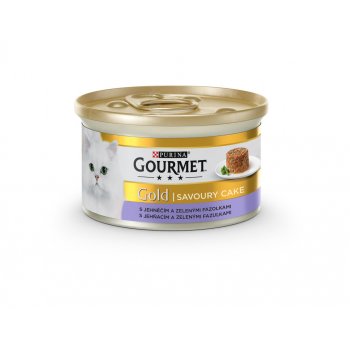 Gourmet Gold s jehněčím & zelenými fazolky 85 g