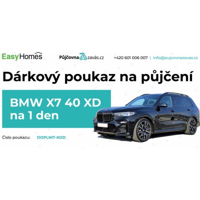 Uklizenoshop.cz Dárkový poukaz na zapůjčení BMW X7 na 1 den – Zboží Mobilmania