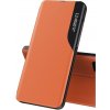 Pouzdro a kryt na mobilní telefon Apple Pouzdro ECO Leather View Apple iPhone 13 Mini oranžové