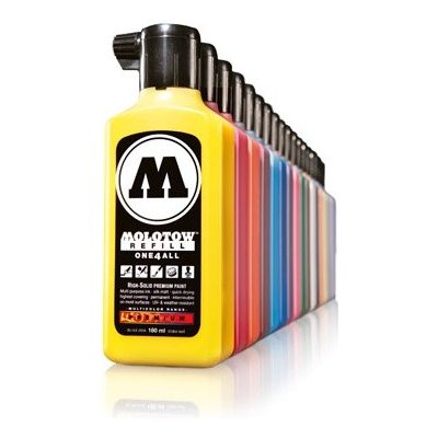 MOLOTOW náhradní náplň ONE4ALL - 180 ml - Signal Black – Zbozi.Blesk.cz