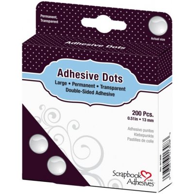 Scrapbook Adhesives 3D gelové tečky čiré 13mm (200ks) – Zboží Mobilmania