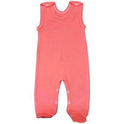 Kojenecké bavlněné dupačky korálová – Hledejceny.cz