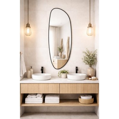 Baltica Design Stone Fluid 50x155 cm černá 5904107933023 – Hledejceny.cz