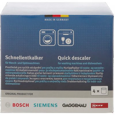 Bosch Siemens odvápňovací prostředek praček a myček 4ks