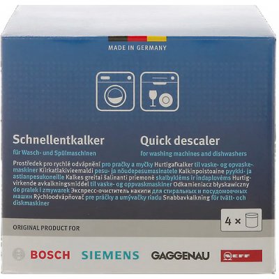 Bosch Siemens 00312351 odvápňovací prostředek praček a myček 4 ks – Hledejceny.cz