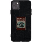 Picasee silikonový černý obal pro Apple iPhone 11 Pro Max - EMERGENCY – Zboží Mobilmania