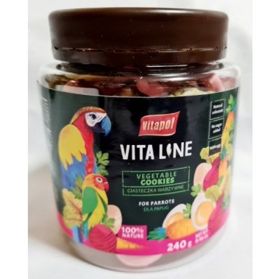 VITAPOL sušenky zeleninové pro papoušky 240 g – Hledejceny.cz