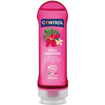 Control 2in1 Intimacy & Moisturizing Massage Gel Thai Passion 200 ml – Hledejceny.cz