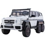 Mamido Elektrické autíčko Mercedes G63 6x4 24V bílá – Zboží Mobilmania