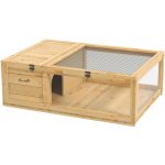 MM Handel Dřevěný želví domek PawHut 1 91 x 60,5 x 32 cm – Zboží Dáma