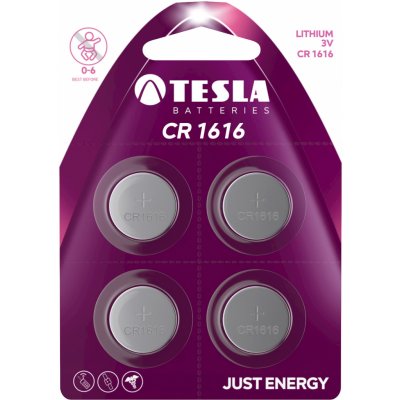 TESLA CR1616 4ks 1099137155 od 98 Kč - Heureka.cz