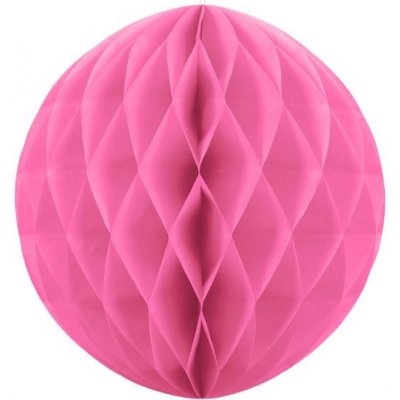 Papírová dekorační koule Honeycomb 30 cm růžová – Hledejceny.cz