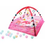 KIK Vzdělávací hrací deka s míčky růžová – Sleviste.cz