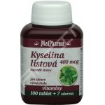 MedPharma Kyselina listová 400 µg 107 tablet – Hledejceny.cz