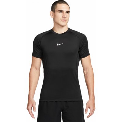 Nike pánské tričko Pro DRI-FIT černá bílá – Zboží Dáma