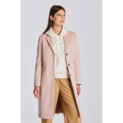 Gant D1. Wool Blend Tailored Coat růžový – Zboží Mobilmania
