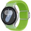 Řemínek k chytrým hodinkám PROTEMIO 87426 BRAIDED Nylonový řemínek pro Samsung Galaxy Watch 7 (40 / 44 mm) YELLOW GREEN