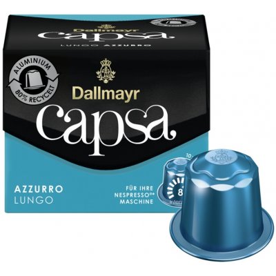Dallmayr Capsa Lungo Azzurro hliníkové kapsle 10 ks – Hledejceny.cz