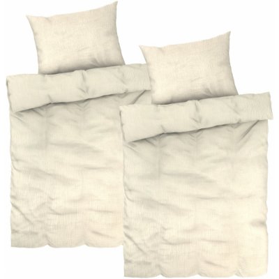 Livarno home Mušelín povlečení béžová 140x200 70x90 – Hledejceny.cz