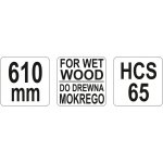 YATO List do obloukové pily 610 mm na mokré dřevo YT-3233 – Hledejceny.cz
