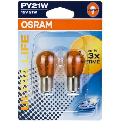 Osram Ultra Life 7507ULT-02B PY21W BAU15s 12V 21W 2 ks