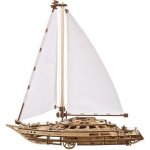 Ugears 3D dřevěné mechanické puzzle Jachta The Ocean Beauty 365 ks – Sleviste.cz