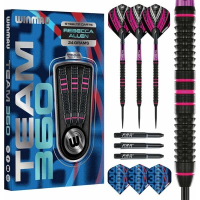 Winmau Team 360 Rebecca Allen 90% 24g steel – Hledejceny.cz