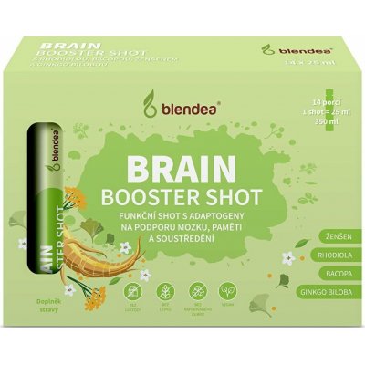Blendea Shot Brain Booster s adaptogeny 14 x 25 ml – Hledejceny.cz