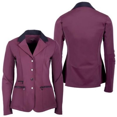 QHP Dámské jezdecké sako Juliet vínové – Zboží Dáma